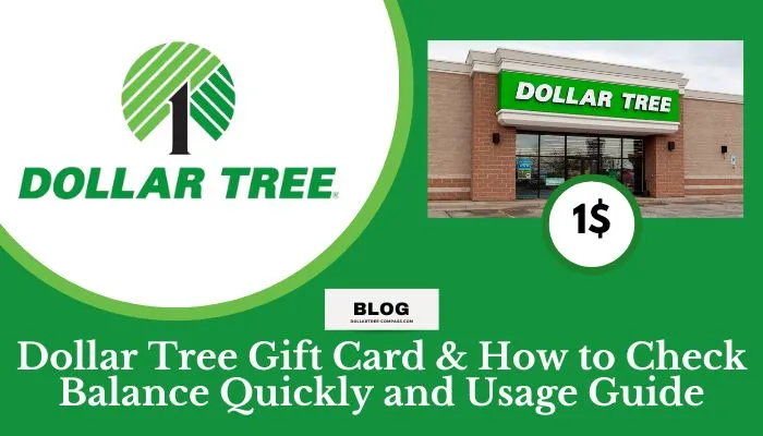 Dollar Tree Gift Card & How to Check Balance Quickly and Usage Guide